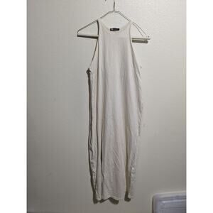 Zara Tank Midi Dress Beige Medium